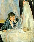 Berthe Morisot Famous Paintings - The Cradle
